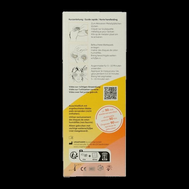 Masque oculaire Posiforlid, 1 unité