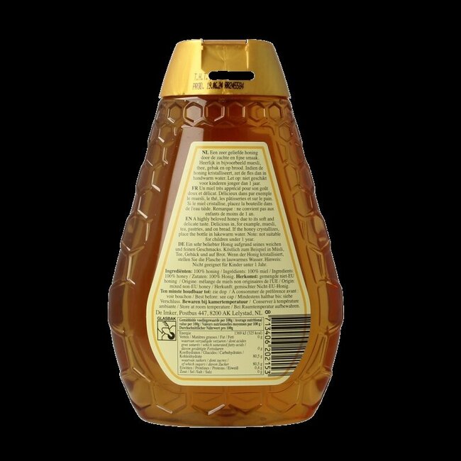 Miel de fleurs De Imker flacon souple 500 g