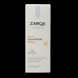 Zarqa Zonnefluide SPF30 sensitive 50 Milliliter