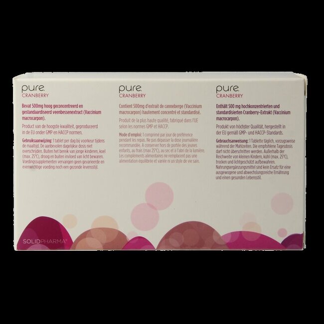 Pure Cranberry 500mg 60 Tabletten