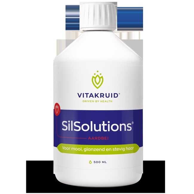 Vitakruid SilSolutions aardbei 500 500 Milliliter