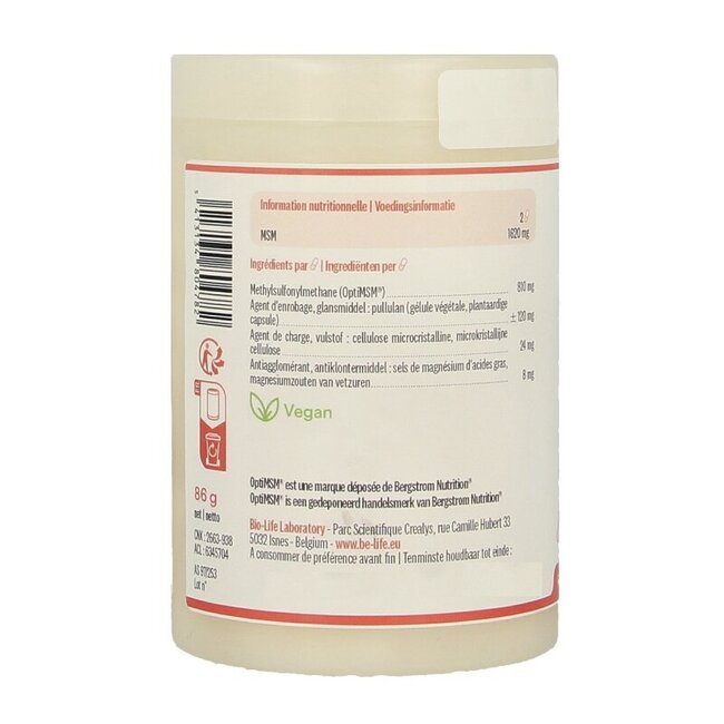 Be-Life Opti-MSM 90 Capsules