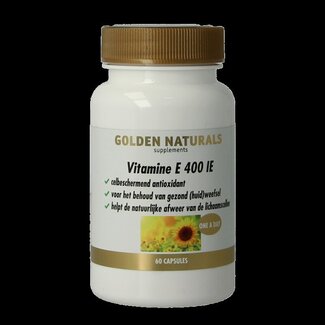 Golden Naturals Vitamine E 400IE 60 Capsules