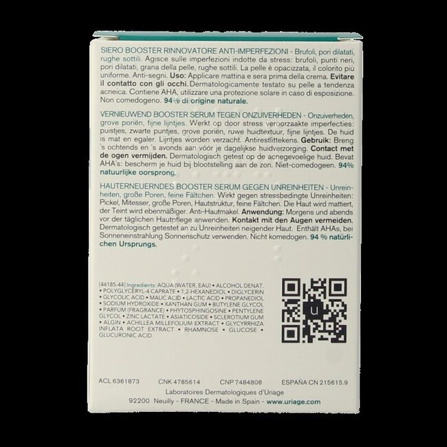 Uriage Hyseac serum onzuiverheden 40 Milliliter