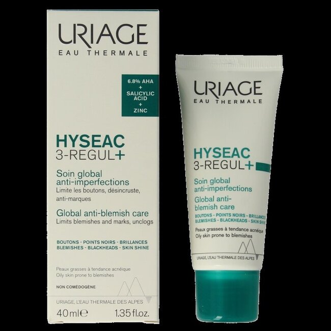 Uriage Hyseac 3-regul+ 40 Milliliter