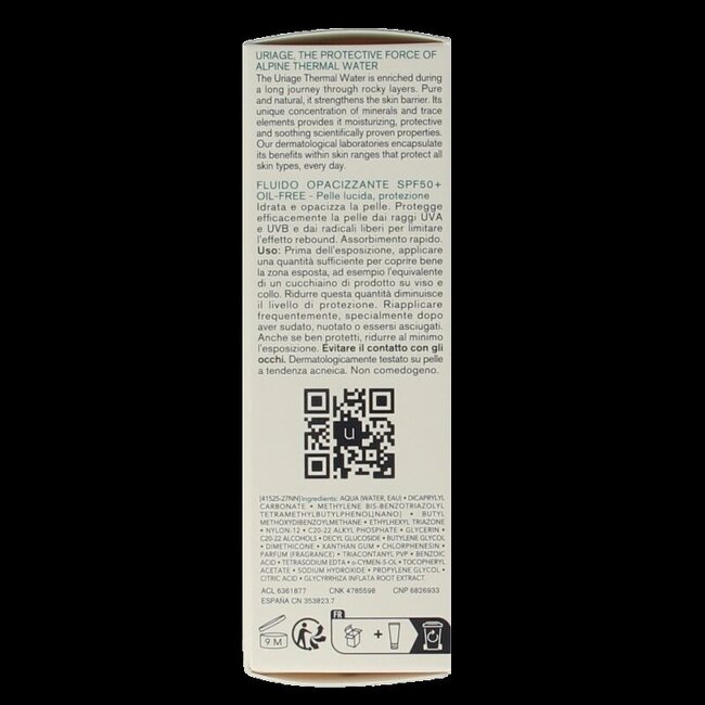 Uriage Hyseac fluide SPF50+ 50 Milliliter