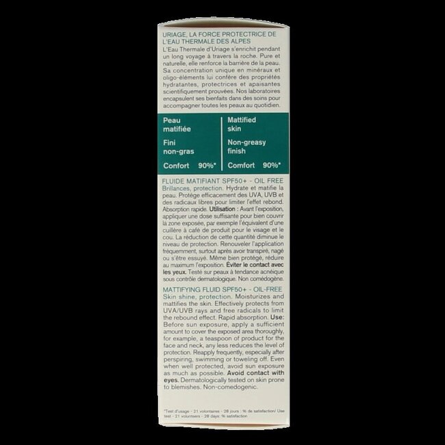 Uriage Hyseac fluide SPF50+ 50 Milliliter