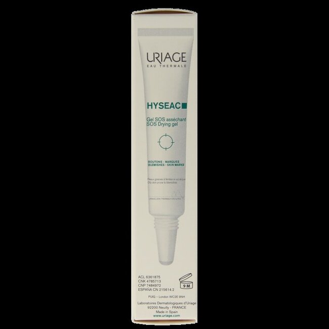 Uriage Hyseac SOS drooggel 15 Milliliter