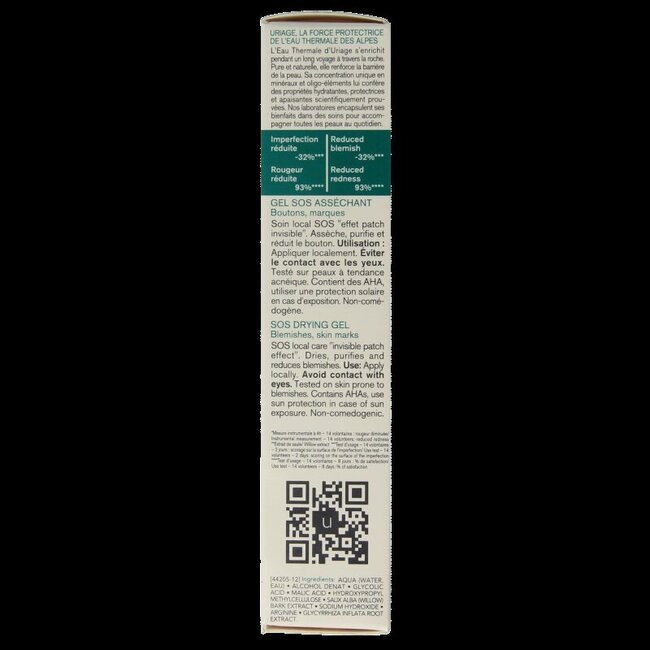 Uriage Hyséac SOS Gel Asséchant 15 ml