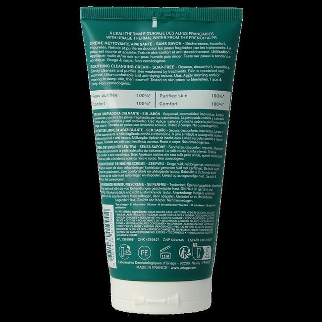 Uriage Hyséac Crème Nettoyante 150 ml