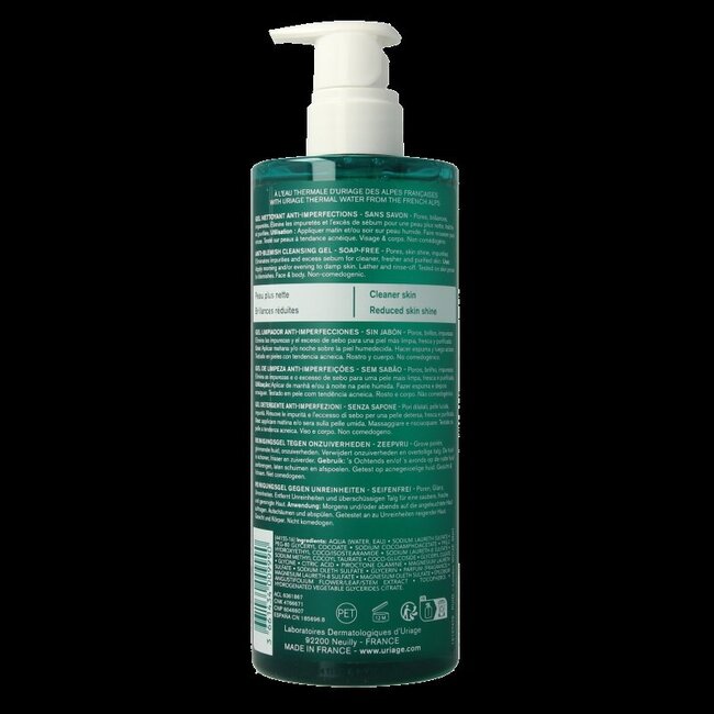 Uriage Hyseac reinigingsgel 500 Milliliter