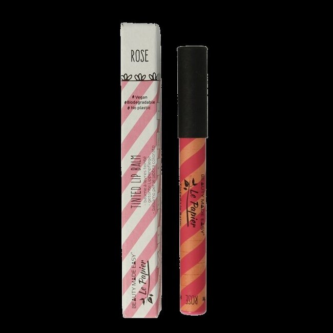 Beauty Made Easy Le papier lipbalm tinted rose 6 Gram