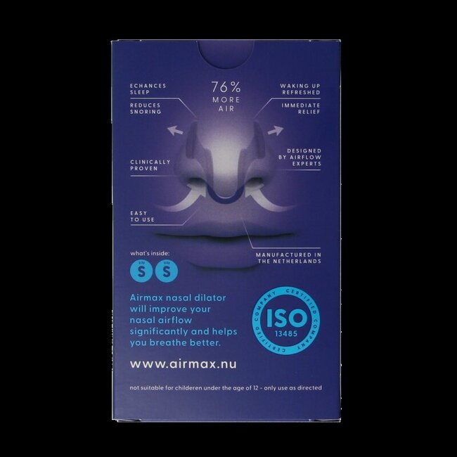 Airmax Anti-ronflement taille S, lot de 2