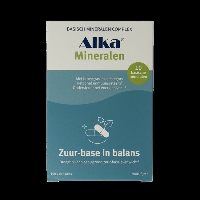 Alka Mineralen ontzuren 100 Vegetarische capsules