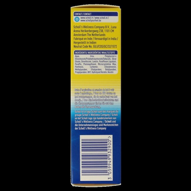 Scholl Crème réparatrice pour talons fendillés 60 ml