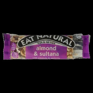 Eat Natural Eat Natural Amandel & sultana met pinda en abrikoos 40 Gram