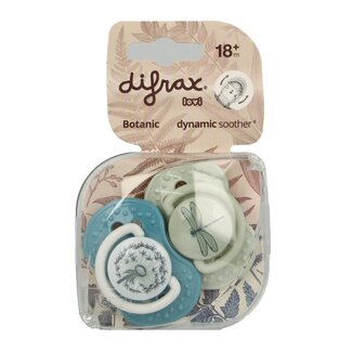 Difrax Difrax Lovi fopspeen botanic 20+ maanden 2 Stuks