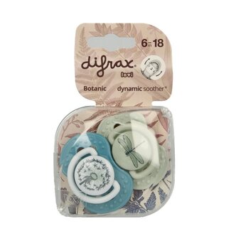 Difrax Difrax Lovi fopspeen botanic 6-20 maanden 1 Stuks