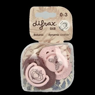 Difrax Difrax Lovi fopspeen botanic 0-3 maanden 1 Stuks