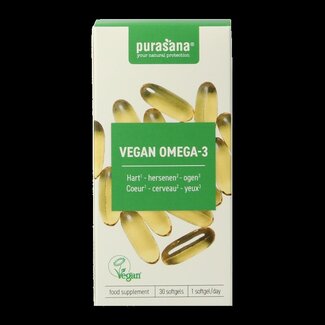 Purasana Purasana Vegan omega-3 algenolie 30 Softgels