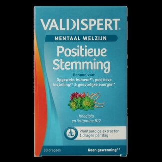 Valdispert Valdispert Positieve stemming 30 Dragees