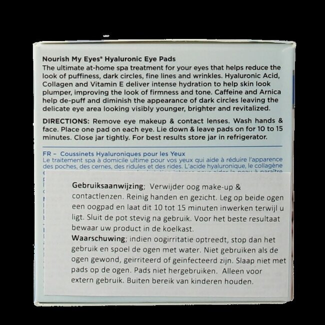 Fran Wilson Nourish My Eyes Patchs Yeux à l'Acide Hyaluronique 36 Pièces