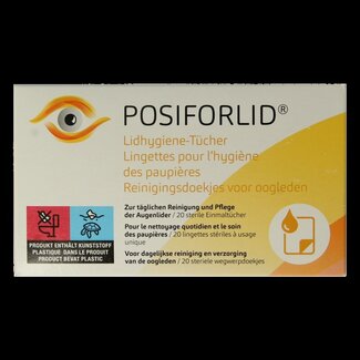 Posiforlid Posiforlid Lingettes nettoyantes pour paupières 20 unités