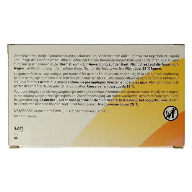 Posiforlid Lingettes nettoyantes pour paupières 20 unités