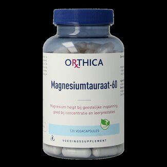 Orthica Orthica Magnesiumtauraat 60 120 Vegetarische capsules
