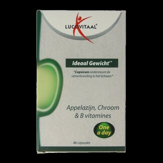 Lucovitaal Lucovitaal Ideaal gewicht appelazijn 48 Capsules