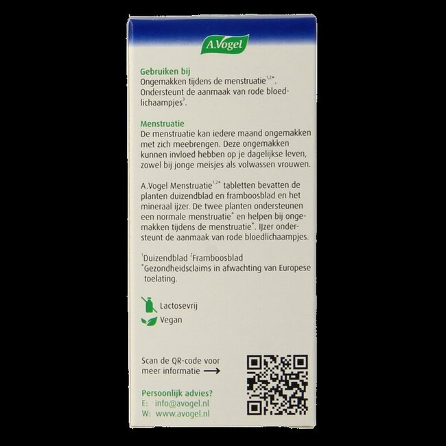 A. Vogel Menstruation 30 comprimés