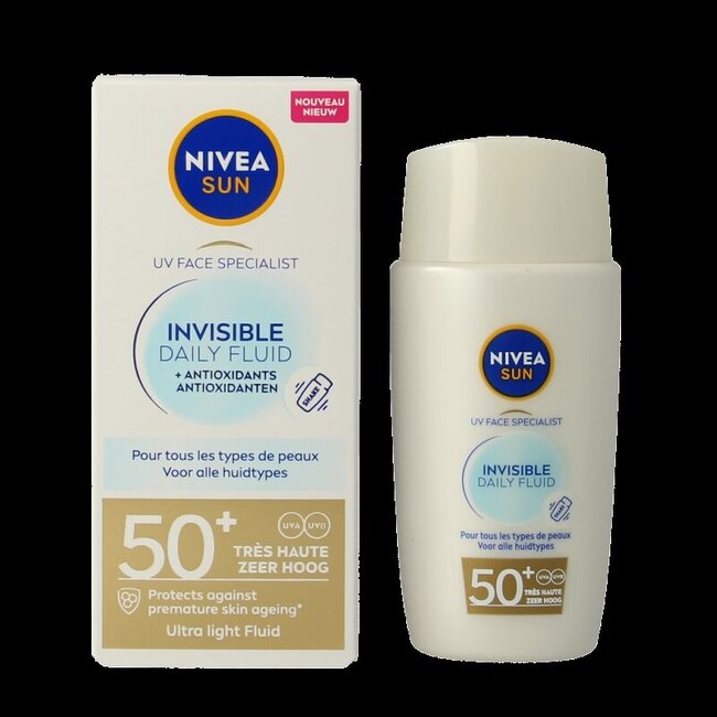 Nivea Sun face daily fluid SPF50+ 40 Milliliter