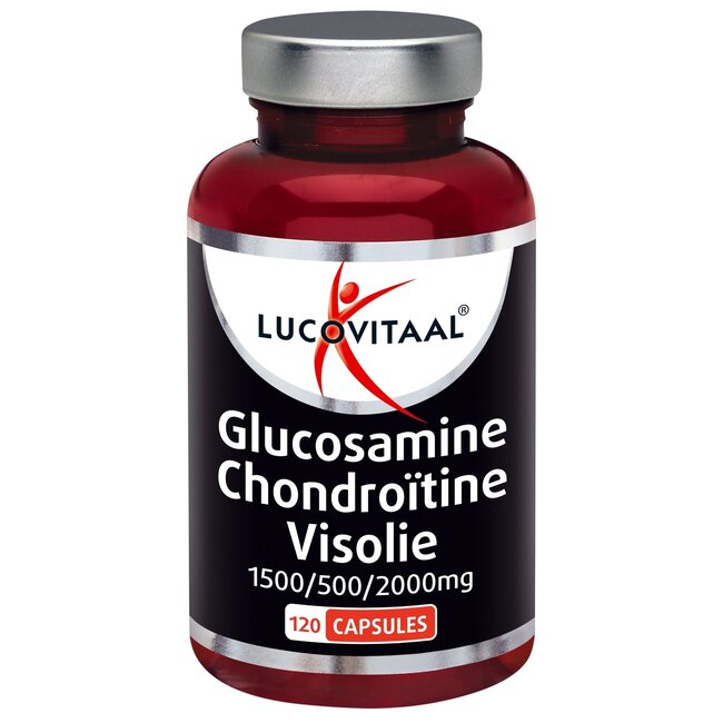 Lucovitaal Glucosamine chondroitine visolie 120 Capsules