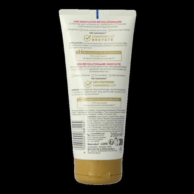 Nivea Luminous630 Soin Corps Anti-Vergetures 200 ml
