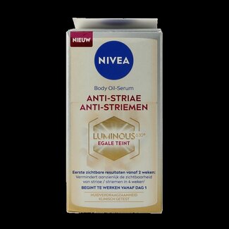 Nivea Nivea luminous 630  anti striae lichaam olieserum 100 Milliliter