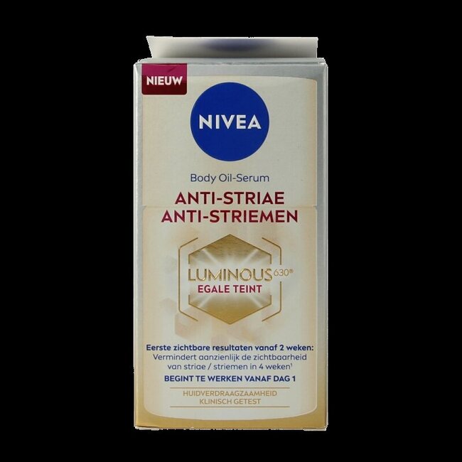 Nivea luminous 630  anti striae lichaam olieserum 100 Milliliter