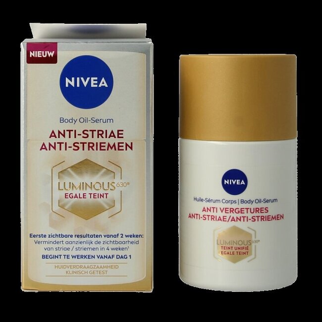 Nivea Nivea luminous 630  anti striae lichaam olieserum 100 Milliliter