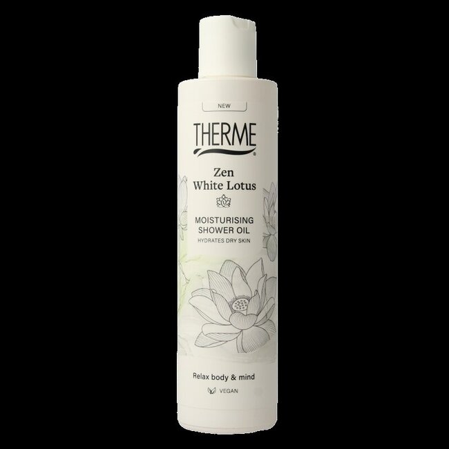 Zen white lotus moisturising shower oil 250 Milliliter