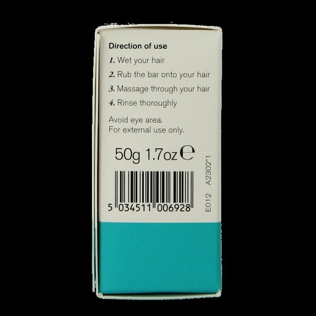 Green People Shampoing solide eucalyptus et menthe 50 g