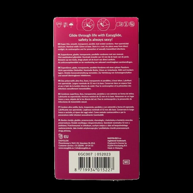 Easyglide Condoom extra thin 10 Stuks