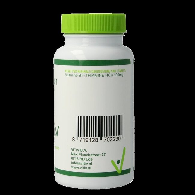 Vitiv Vitamine B1 100 mg 100 comprimés