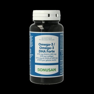 Bonusan Bonusan Omega 3 DHA forte Belgie 60 Softgels
