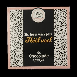 Voor Jou! Voor Jou ! Tablette je t'aime très fort 90 g