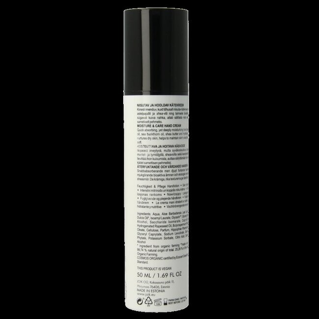 Joik Organics Crème mains bio hydratation et soin 50 ml