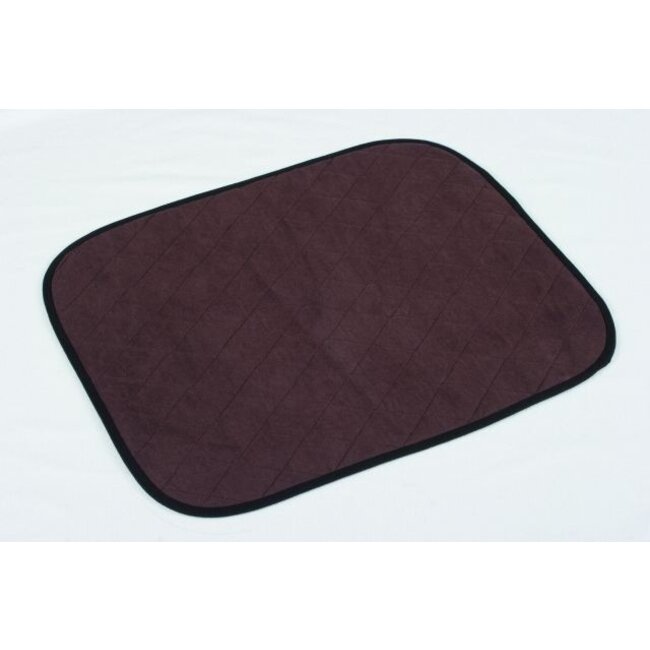 Wasbare onderlegger stoel 40 x 50cm bruin 1 Stuks