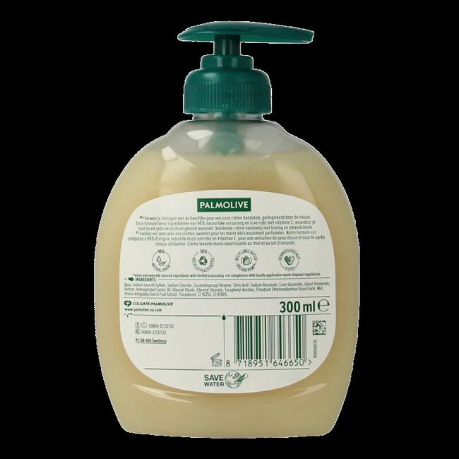 Palmolive Naturals handzeep melk&honing 300 Milliliter
