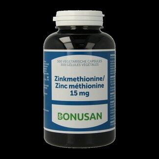 Bonusan Bonusan Zinkmethionine 15mg Belgie 300 Capsules