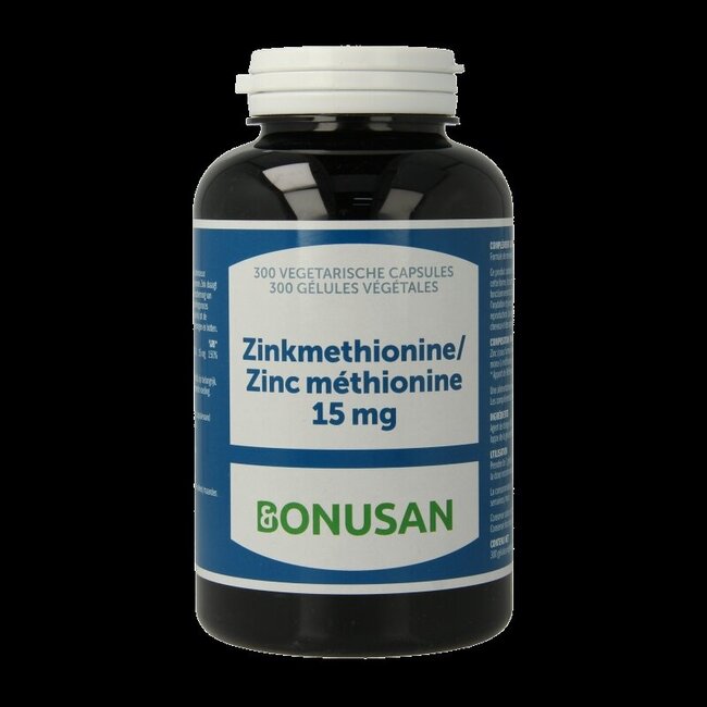 Bonusan Zinkmethionine 15mg Belgie 300 Capsules