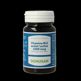 Bonusan Bonusan Vitamine B12 actief 1500mcg Belgie 180 Tabletten