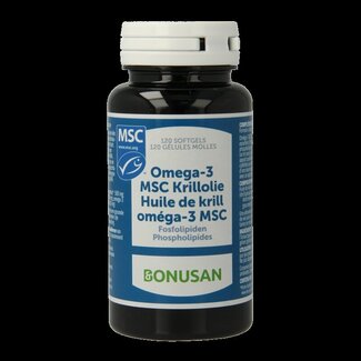 Bonusan Bonusan Omega 3 MSC krillolie Belgie 120 Softgels